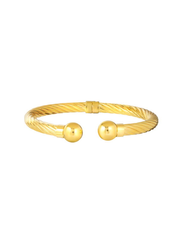 TOMEI Lusso Italia Bangle, Yellow Gold 916