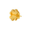 TOMEI Diamond Cut Collection Clover Earrings, Yellow Gold 916