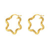TOMEI Lusso Italia Curvy Earrings, Yellow Gold 916