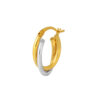 TOMEI Lusso Italia Loop Earrings, Yellow Gold 916