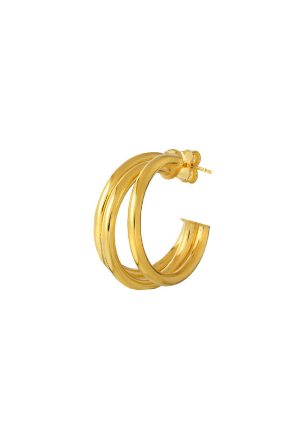 TOMEI Lusso Italia Stud Earrings, Yellow Gold 916