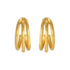 TOMEI Lusso Italia Stud Earrings, Yellow Gold 916
