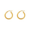 TOMEI Lusso Italia Loop Earrings, Yellow Gold 916