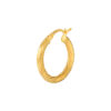 TOMEI Lusso Italia Loop Earrings, Yellow Gold 916