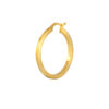 TOMEI Lusso Italia Loop Earrings, Yellow Gold 916