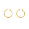 TOMEI Lusso Italia Loop Earrings, Yellow Gold 916