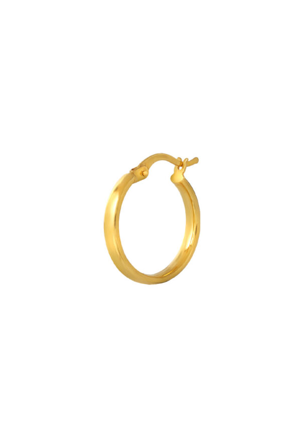 TOMEI Lusso Italia Loop Earrings, Yellow Gold 916