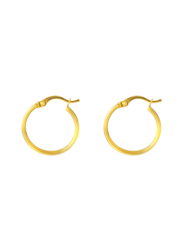 TOMEI Lusso Italia Loop Earrings, Yellow Gold 916