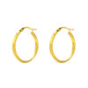 TOMEI Lusso Italia Loop Earrings, Yellow Gold 916