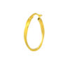 TOMEI Lusso Italia Loop Earrings, Yellow Gold 916