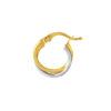 TOMEI Lusso Italia Loop Earrings, Yellow Gold 916