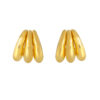 TOMEI Lusso Italia Stud Earrings, Yellow Gold 916