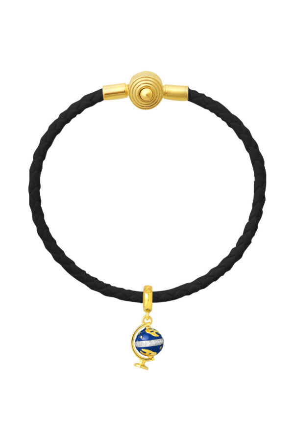 TOMEI Chomel Globe Charm, Yellow Gold 916
