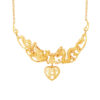 TOMEI Dragon Phoenix Double Happiness Necklace, Yellow Gold 916