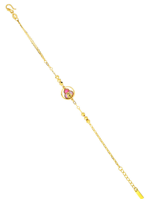 TOMEI Antique Gold Series Gourd Bracelet, Yellow Gold 999