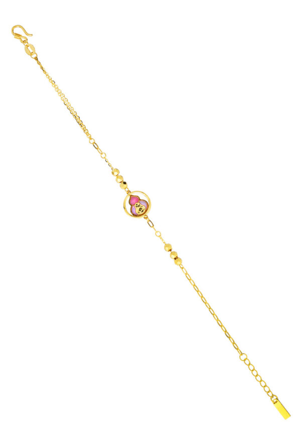 TOMEI Antique Gold Series Gourd Bracelet, Yellow Gold 999