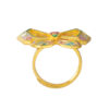 TOMEI Antique Gold Series Butterfly Ring, Yellow Gold 999