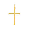 TOMEI Cross Pendant, Yellow Gold 916