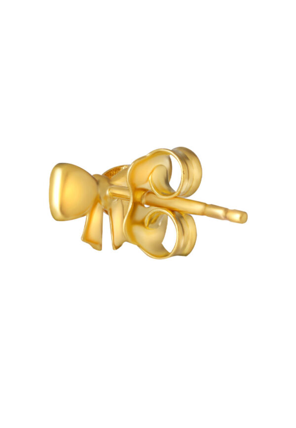 TOMEI Lusso Italia Ribbon Earrings, Yellow Gold 916