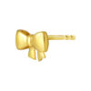 TOMEI Lusso Italia Ribbon Earrings, Yellow Gold 916