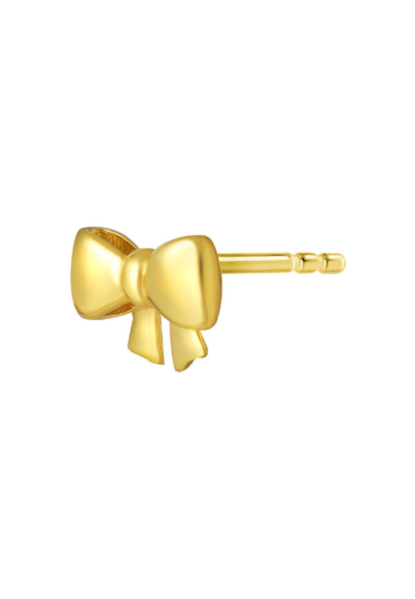 TOMEI Lusso Italia Ribbon Earrings, Yellow Gold 916