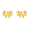 TOMEI Lusso Italia Ribbon Earrings, Yellow Gold 916