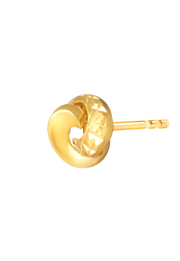 TOMEI Lusso Italia Knot Earrings, Yellow Gold 916