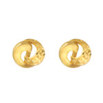 TOMEI Lusso Italia Knot Earrings, Yellow Gold 916