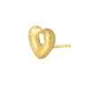 TOMEI Lusso Italia Heart Earrings, Yellow Gold 916