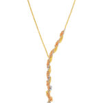 TOMEI Lusso Italia Bunches Of Bead Necklace, Yellow Gold 916