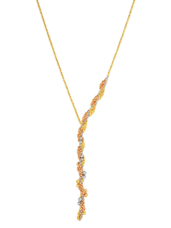 TOMEI Lusso Italia Bunches Of Bead Necklace, Yellow Gold 916