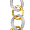 TOMEI Diamond Cut Collection Link Bracelet, Yellow Gold 916