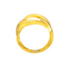TOMEI Bold Interlace Ring, Yellow Gold 916