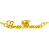 TOMEI Love Forever Bracelet, Yellow Gold 916