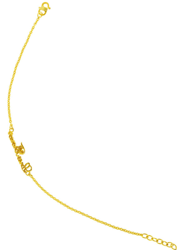 TOMEI Love Forever Bracelet, Yellow Gold 916