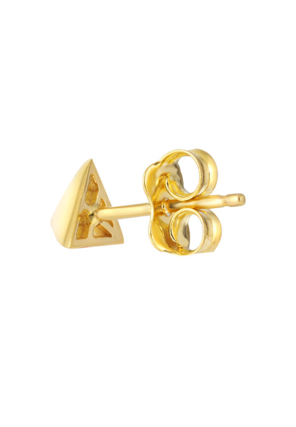 TOMEI Lusso Italia Pyramid Earrings, Yellow Gold 916