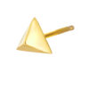 TOMEI Lusso Italia Pyramid Earrings, Yellow Gold 916