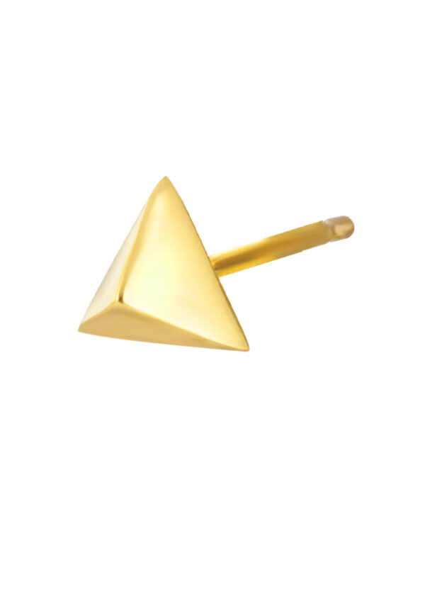 TOMEI Lusso Italia Pyramid Earrings, Yellow Gold 916