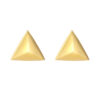 TOMEI Lusso Italia Pyramid Earrings, Yellow Gold 916
