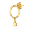 TOMEI Lusso Italia Dangle Bead Earrings, Yellow Gold 916