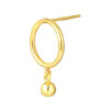 TOMEI Lusso Italia Dangle Bead Earrings, Yellow Gold 916