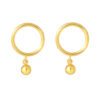 TOMEI Lusso Italia Dangle Bead Earrings, Yellow Gold 916