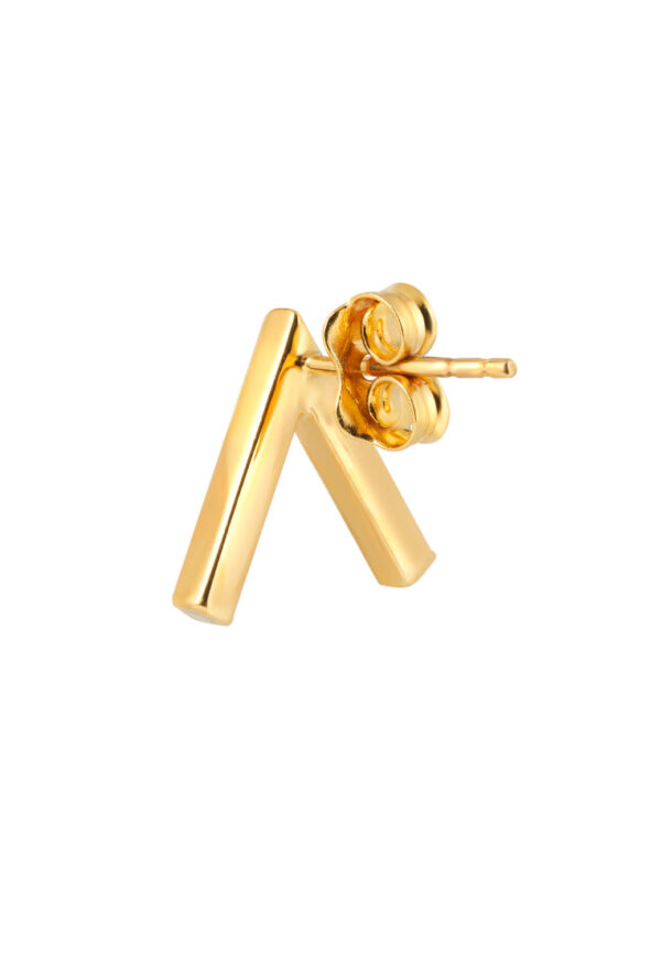 TOMEI Lusso Italia V Shaped Earrings, Yellow Gold 916