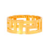TOMEI Meander Style Ring, Yellow Gold 916