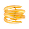 TOMEI Lusso Italia Classic Layered Ring, Yellow Gold 916