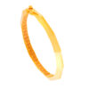 TOMEI Lusso Italia Geometric Bangle, Yellow Gold 916