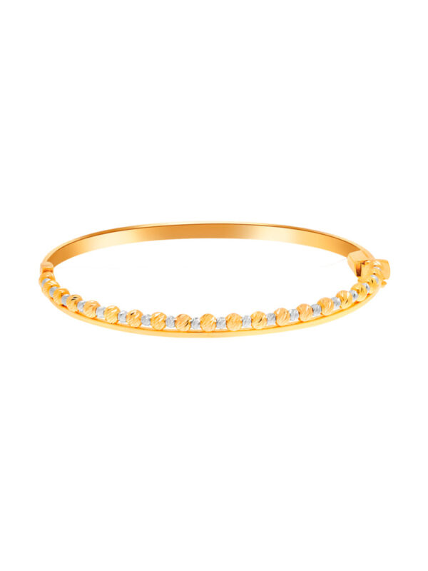TOMEI Lusso Italia Dual-Style Classic Bangle, Yellow Gold 916