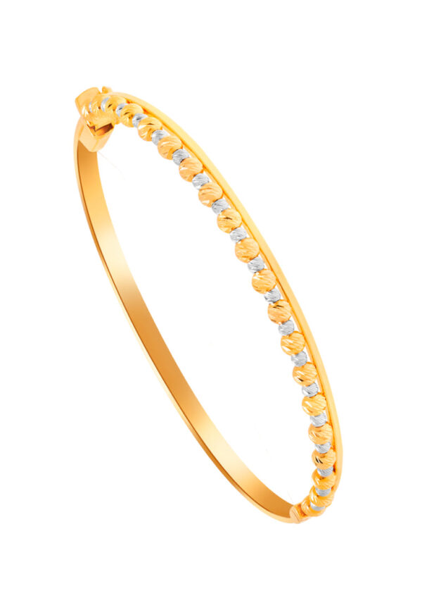 TOMEI Lusso Italia Dual-Style Classic Bangle, Yellow Gold 916