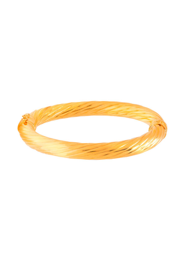 TOMEI Lusso Italia Twisted Bangle, Yellow Gold 916