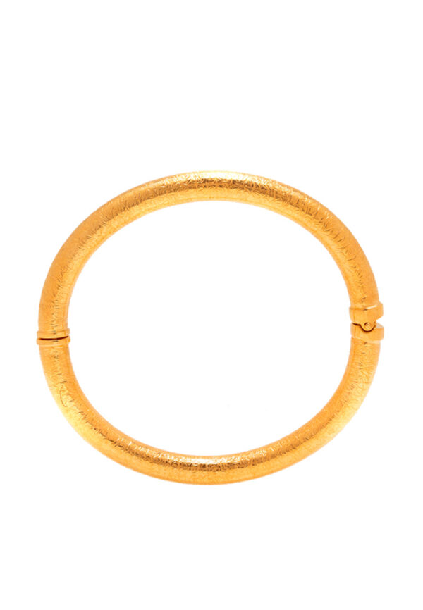 TOMEI Lusso Italia Ornament Bangle, Yellow Gold 916